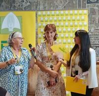Daniela Galvalisi al centro, al convegno di Pandino, foto Coldiretti Varese