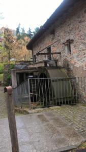 foto (Ibis): il mulino di Cunardo, lo storico mulino ad acqua lungo il fiume Margorabbia, funzionante dal 1787. 