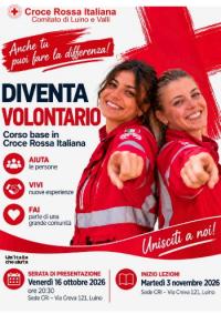 volantino corso volontari Cri Luino