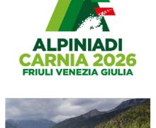 Locandina. Alpiniadi estive 2026 in Carnia Locandina. Alpiniadi estive 2026 in Carnia