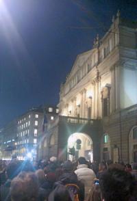 Piazza Scala per Abbado 27 gennaio 2014
